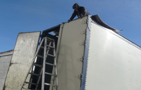 trailer roof leak repair